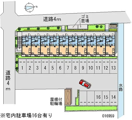 ★手数料０円★あま市甚目寺　月極駐車場（LP）